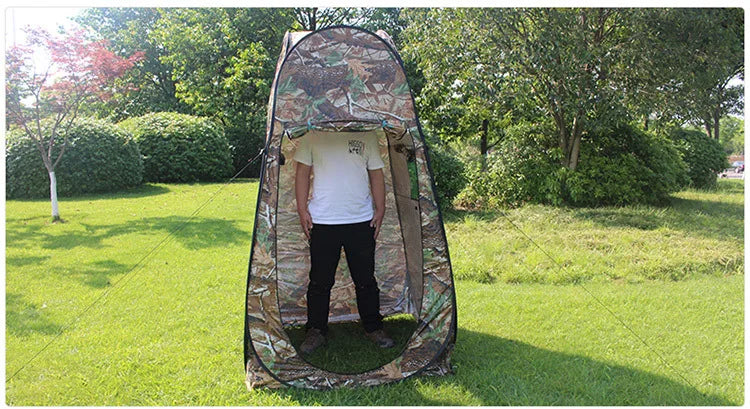 Outdoor Bath Tent Camping Bath Tent Camouflage Changing Ten t Camping AT6505