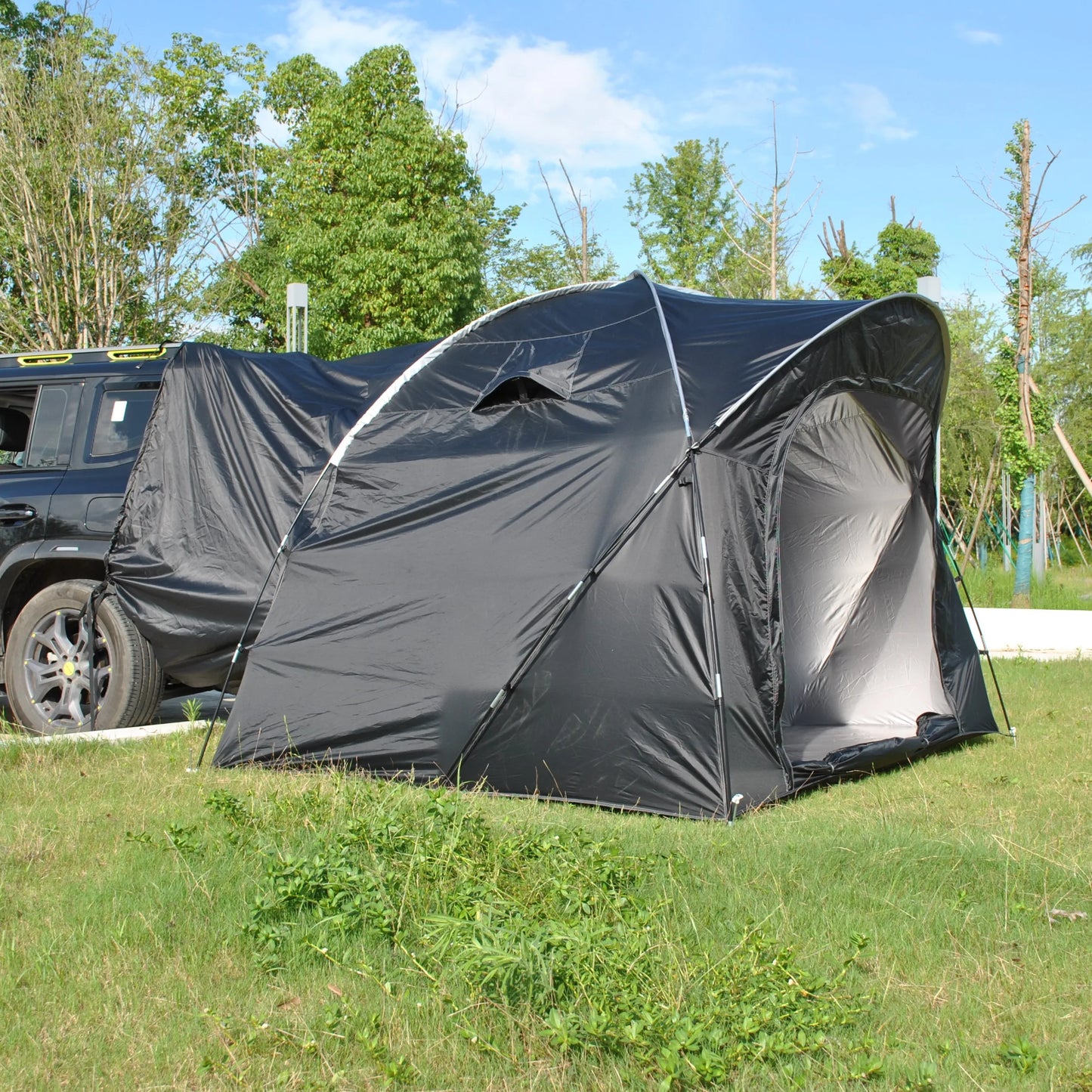 6 Person SUV Tent for Camping Double Layer PU3000mm Waterproof UPF 50+ UV Protection Electric Vehicle Car Tent Multi-use