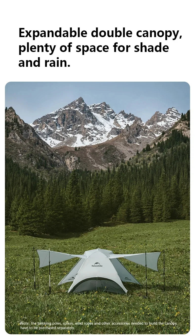 Naturehike Star River UL 2 Person Camping Tent Ultralight Waterproof 15D Double Layer 3 Seasons Outdoor Travel Hiking Tent