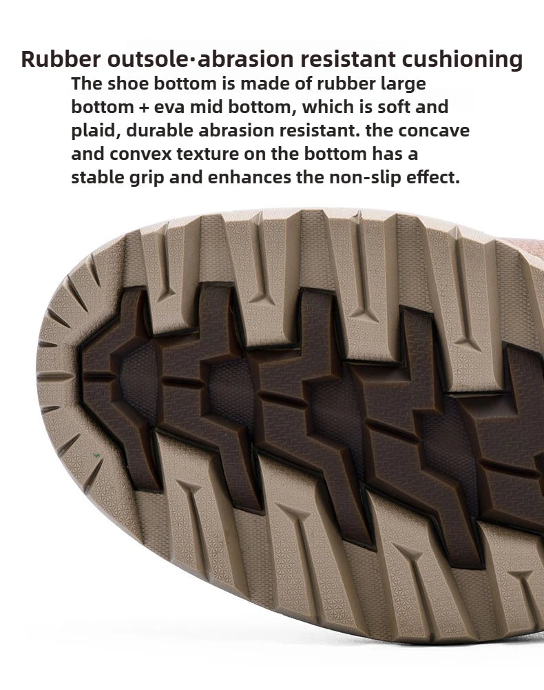 2025 TRtiger Men Retro Motorcycle Boots Mountain Hiking Botas Brown Outdoor Workwear Leisure Boot City Road Moto Riding Bota