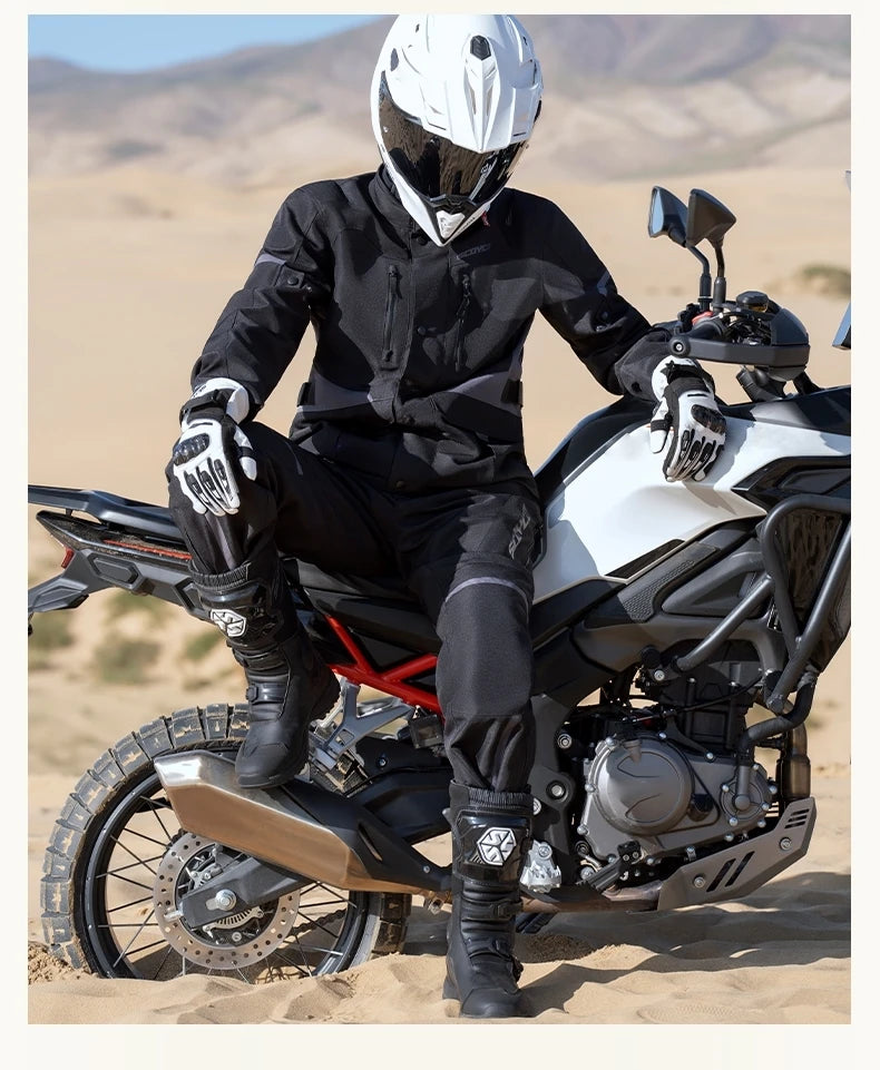 Motorcycle Boots Non-slip Windproof Waterproof Motocross Boots Professional Protective Racing Off-road Shoes All Seasons