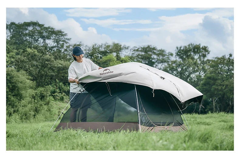 Naturehike YunChuan Outdoor Camping Tent 2/3 Person Waterproof PU2000+ Blackout Tents UV50+ Portable Lightweight Hiking Shelter