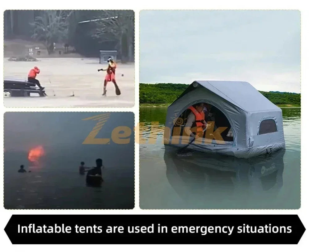 New Trend Shell Wing Inflatable Roof Top Tent Water Proof Large Internal Space Prevent Bumping Glamping Outdoor Tents