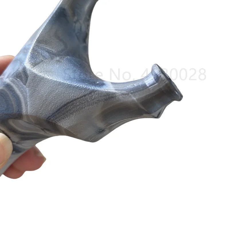 Strong Flat Rubber Band Slingshot Resin Slingshot Outdoor Hunting Catapult Slingshot Head Precision Competitive Slingshot