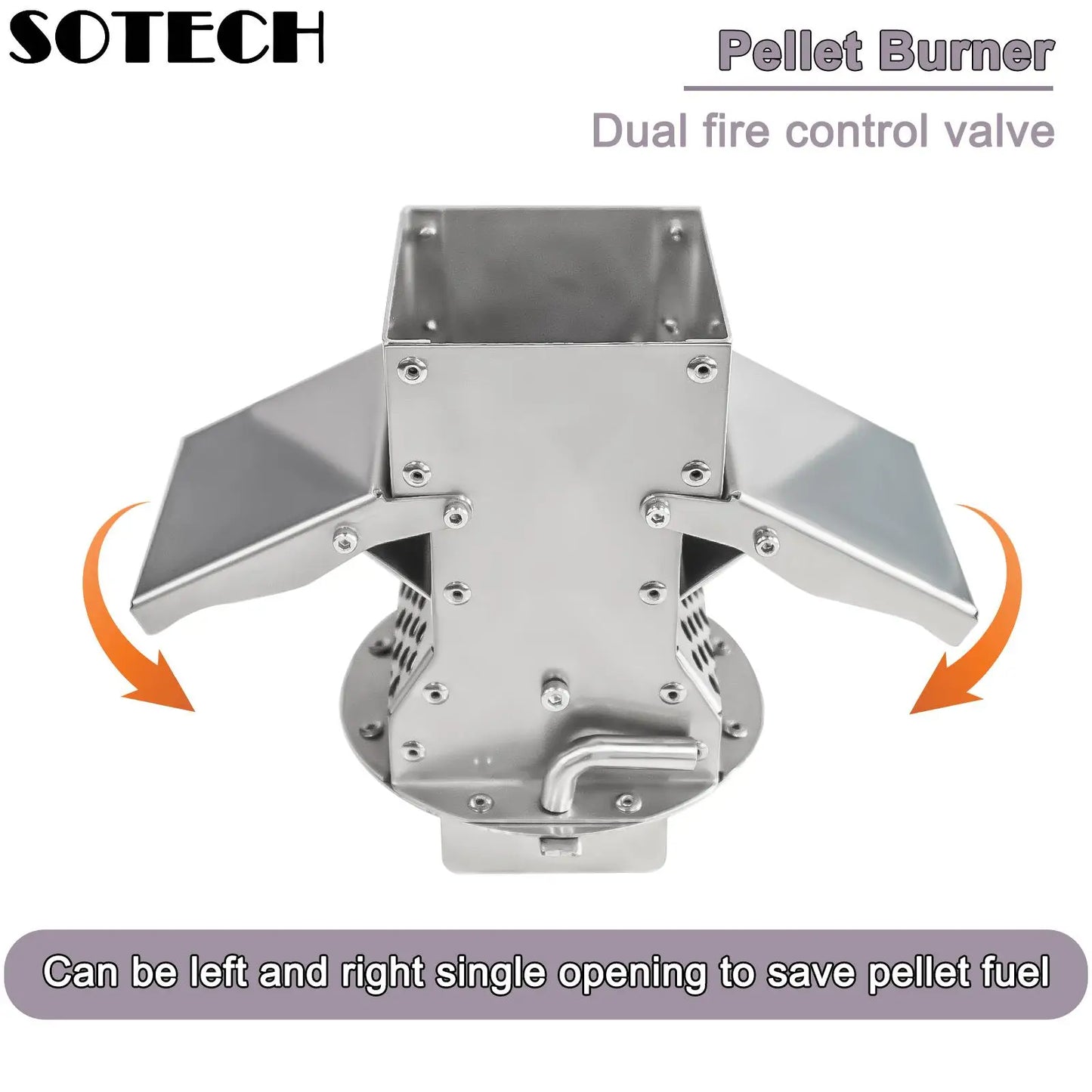 Multi-purpose Firewood Stove Stainless Steel Pellet Burner Camping Partical Heater Portable Foldable Wood Stove Outdoor Picnic