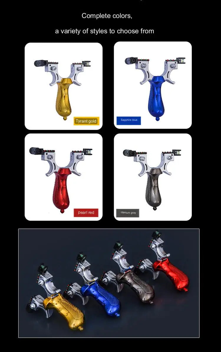 Powerful Slingshot with Laser Spirit Level Fast Press Bow Catapult Precision Infrared Outdoor Sports Hunting Shooting Sling Shot