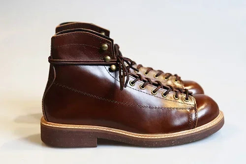 Mens British Wind Retro Boots Motorcycle Short Boots Men's Leather Boot Casual Work Shoes Men Women's Tide Chelsea Boots