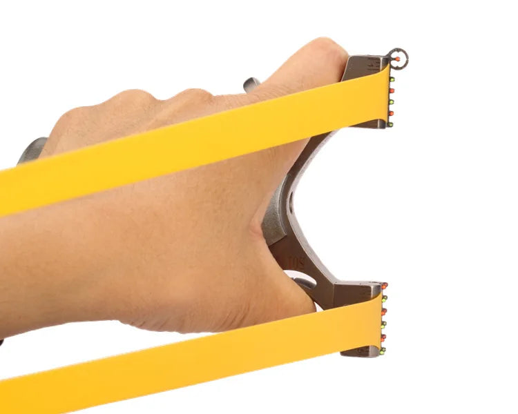 High Quality Solid Wood Slingshot Copper Support Head Design Sling Hunting Shot Catapult Set Outdoor Shooting Entertainment Tool