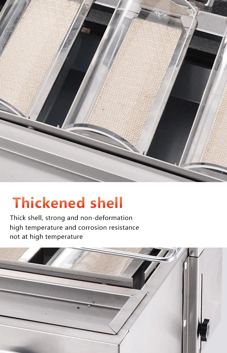 Supplier Stainless Steel Portable BBQ Gas Grill for Outdoor Camping and Restaurant Use