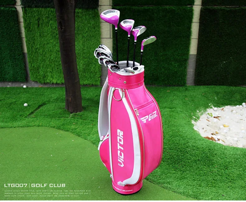 PGM Golf Clubs Golf Club Set Ladies Beginner Complete Set 12 Pcs/9 Pcs/4 Pcs,carbon Rod/steel Pole LTG007