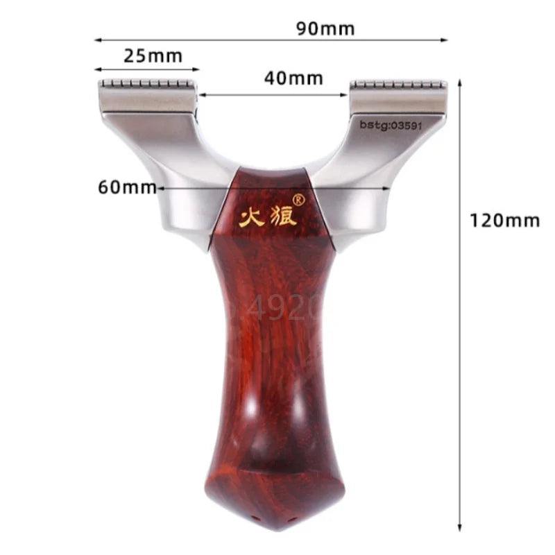 Outdoor Sports High-quality Stainless Steel Slingshot Balanced Rubber Band High-power Hunting Catapult Accessories