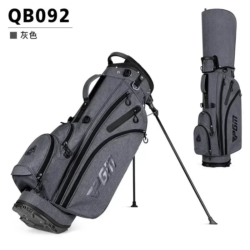 PGM Men's Golf Stand Bag, Stable Waterproof Stand Bag, Ultra-light Portable Golf Bag QB092