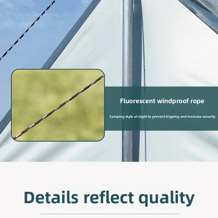 Outdoor Camping Sunade Tent Me Mosquito Net Leisure Fiing Large Space Sun Protection UPF50+ Canopy Tent Waterproof Oxford Awing