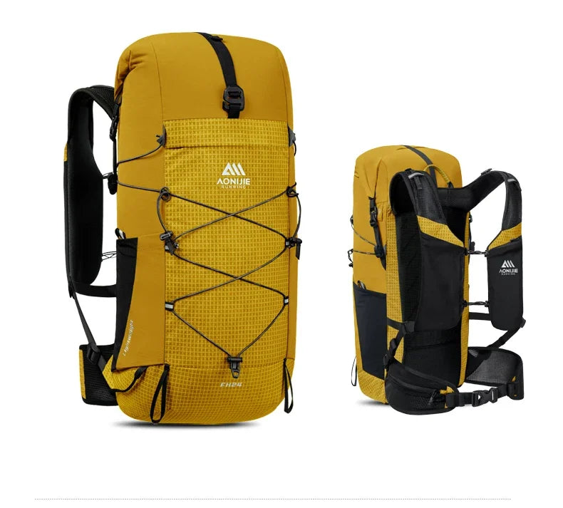 AONIJIE FH2524 24L Hiking Large Capacity Backpack for Women Men Multifunctional Lightweight Daypack for Climbing Camping Touring