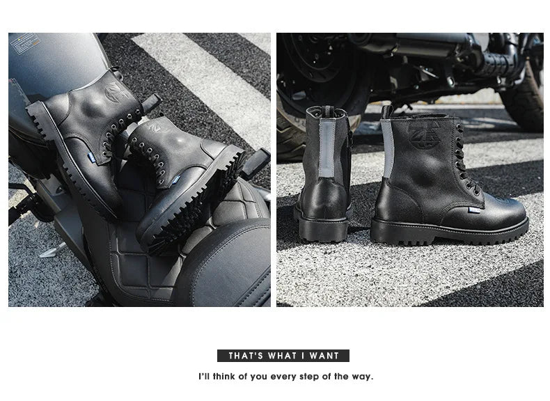 Motorcycle Riding Shoes High Top Motorcycle Boots Breathable Anti Fall Knight Equipment Road Racing Boots Motocross Boots