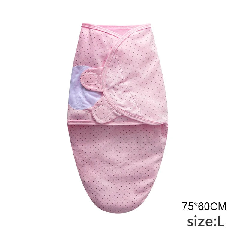 Wholesale baby sleeping bag newborn envelope cocoon wrap swaddle soft 100% cotton 0-6 months sleep blanket
