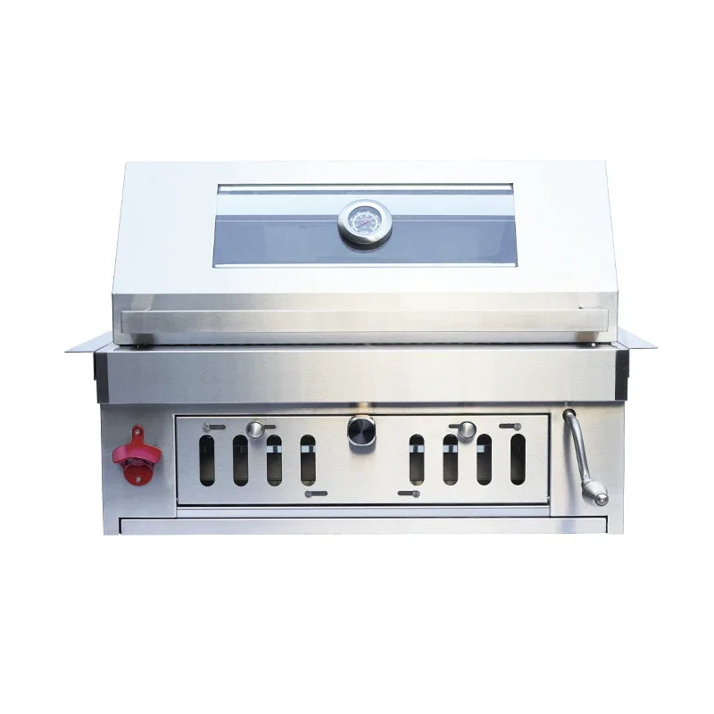 New Arrival Outdoor Party Professional Stainless Steel Built-In BBQ Charcoal Grill