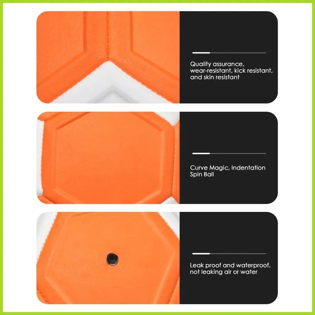 Size 5 Curve Soccer Ball Flexible Kids Swerve Soccer Balls Outdoor Sport Football Unique Youth Football Very soft and light