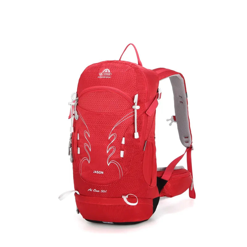 30L Water-Resistant Hiking Backpack for Men Women Breathable Back System Lightweight Daypack for Camping Trekking Outdoor Travel