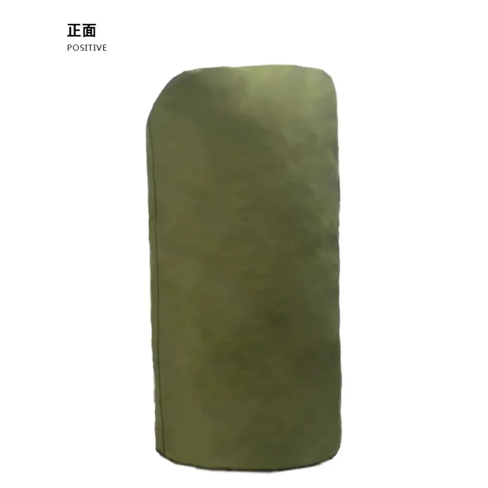 35L Waterproof Cylinder Tactical Backpack, Large Capacity Hiking Camping Travel Rucksack, Outdoor Military MolleBag for MenWomen