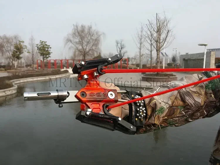 Green/Red Laser Slingshot Black Red Hunting Bow Slingshot Fishing Outdoor Powerful Slingshot Catapult Slingshot Shooting Caza