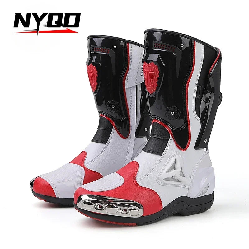 36-47 Anti Fall Motocross Boots Wear-resistant Motorcycle Boots Men's Women Racing Boots Safe Riding Equipment Rally Shoes