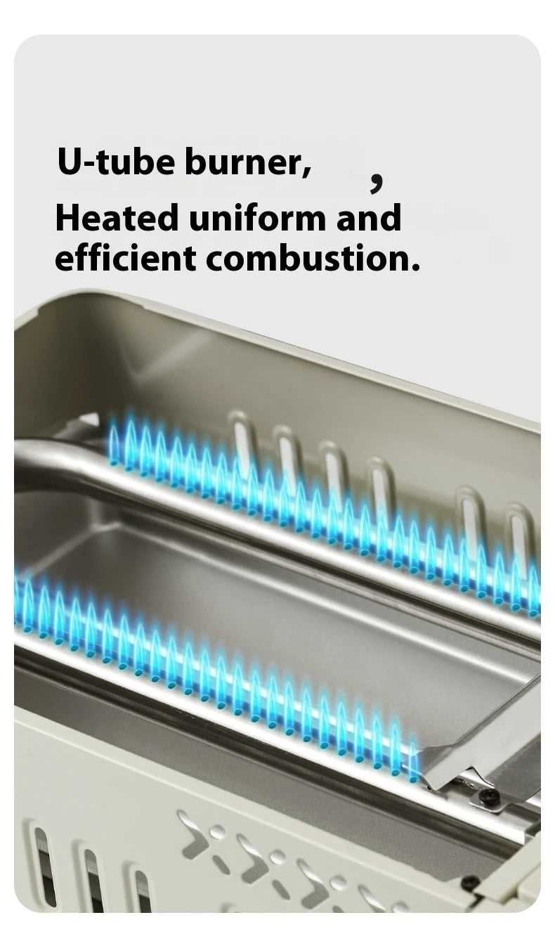 Naturehike Camping GAS Stove 2200W Multi-function Ultralight Portable Outdoor Picnic Stove With Grill Frying Pan Storage Bag