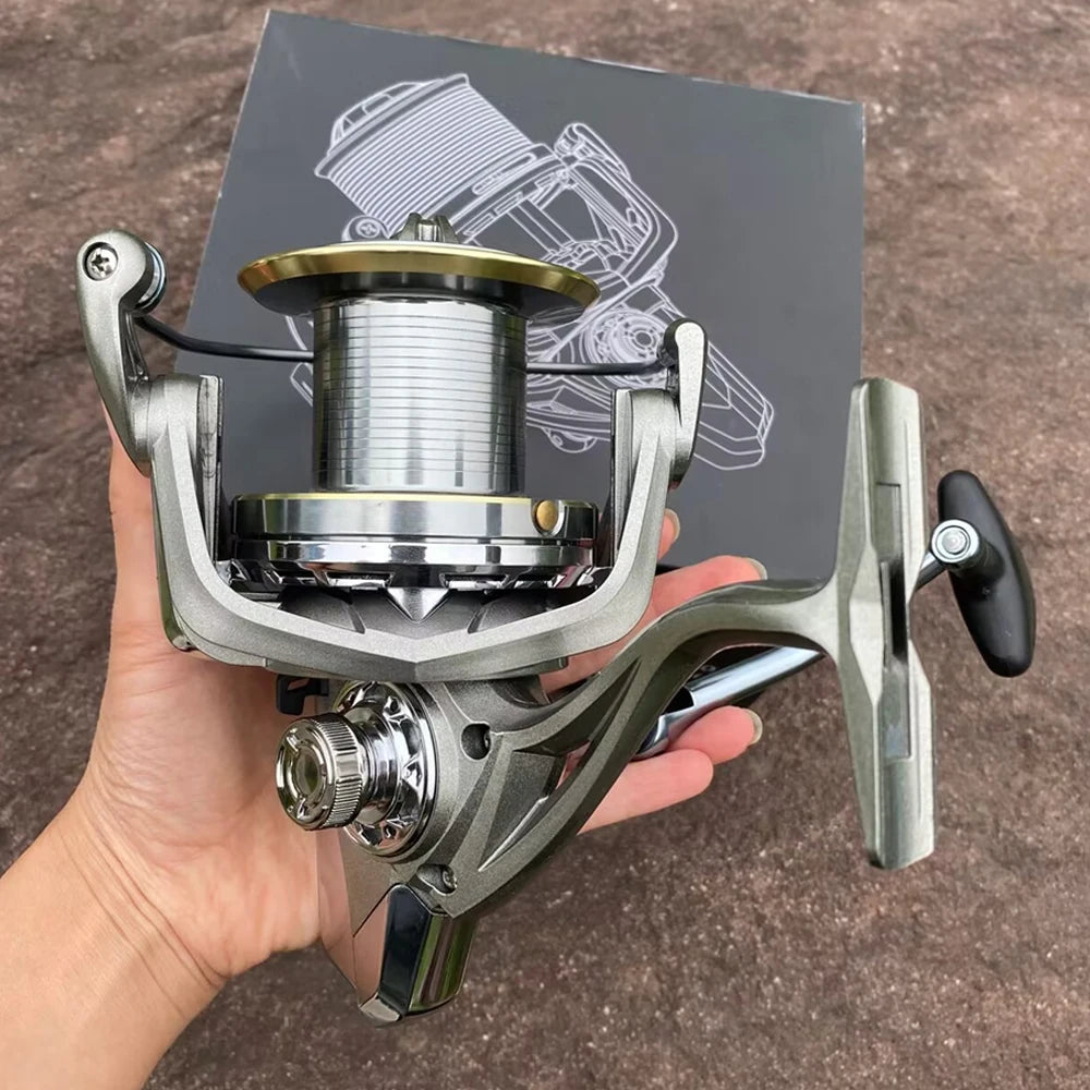 Max Drag 20KG Durable Big Spinning Fishing Reels Trolling Saltwater Freshwater Carp Fish Reel NGK 8000/9000/10000/12000/14000