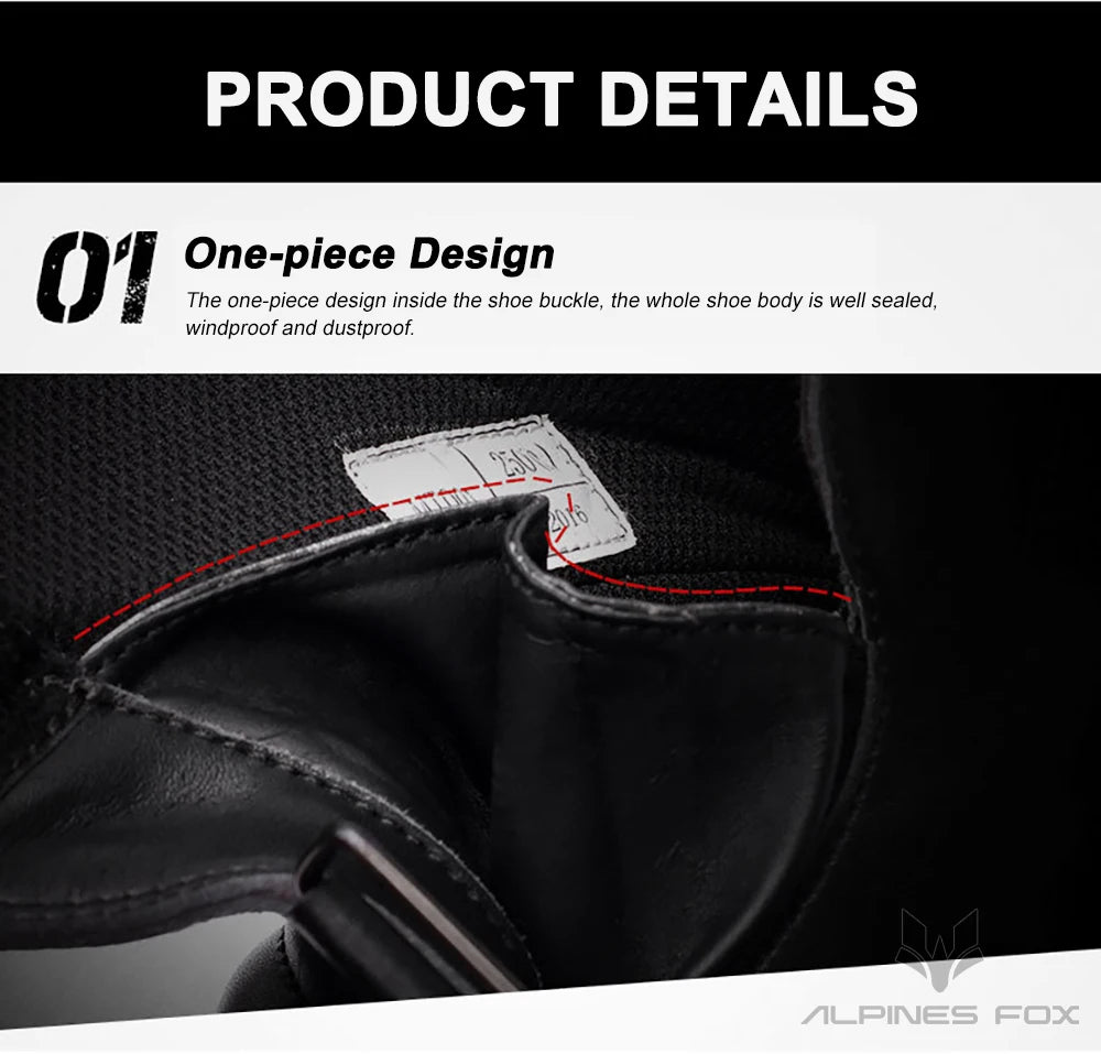 Retro Motorcycle Boots Leather Motorbike Anti-collision Foot Ankle Protective Shoes Moto Riding Short Boot Men