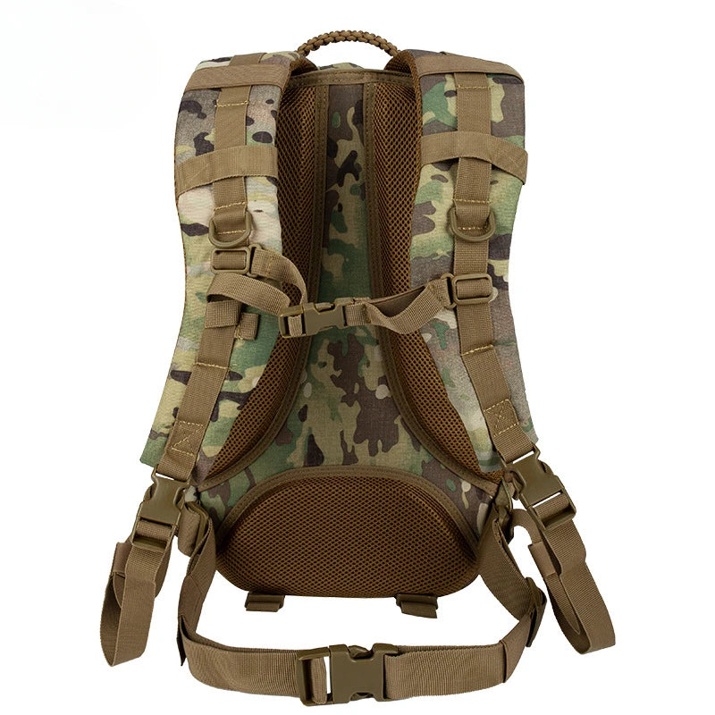 Yakota Tactical Backpack Hiking Outdoor Bag Camouflage Double Shoulder Dragon Egg Bag Student Commuter Computer Backpack