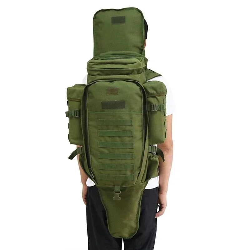 70L Large Capacity Camping Bag Multifunction Hunting Tactical Backpack Molle Hunting Outdoor  Climbing Travel Fishing Bag