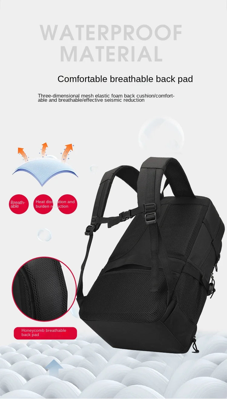 Oulylan Durable Portable Travel Shoulders Pack Versatile Outdoor Practical Climbing Bags Men Lightweight Large Capacity Backpack