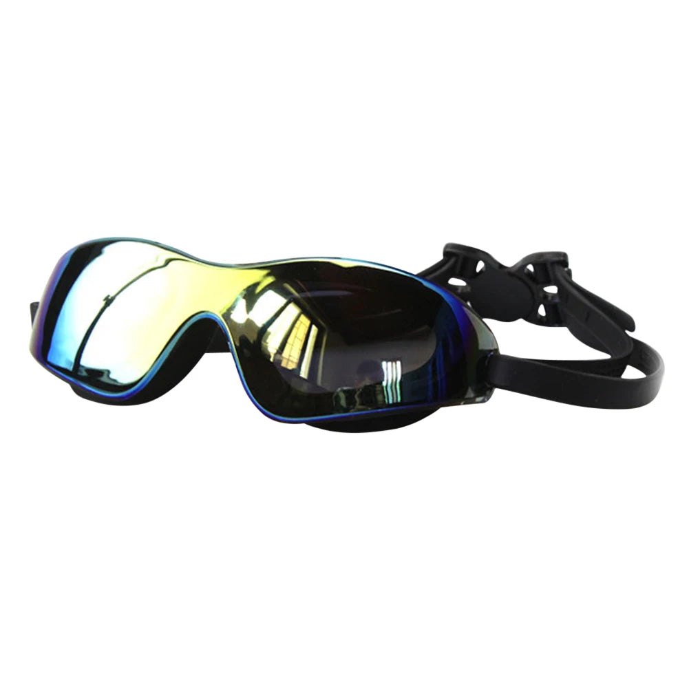 Electroplate Diving Glasses Anti-Fog Swim Pool Eyewear Adjustable Swim Sports Eyewear for Women Men Youth Kids