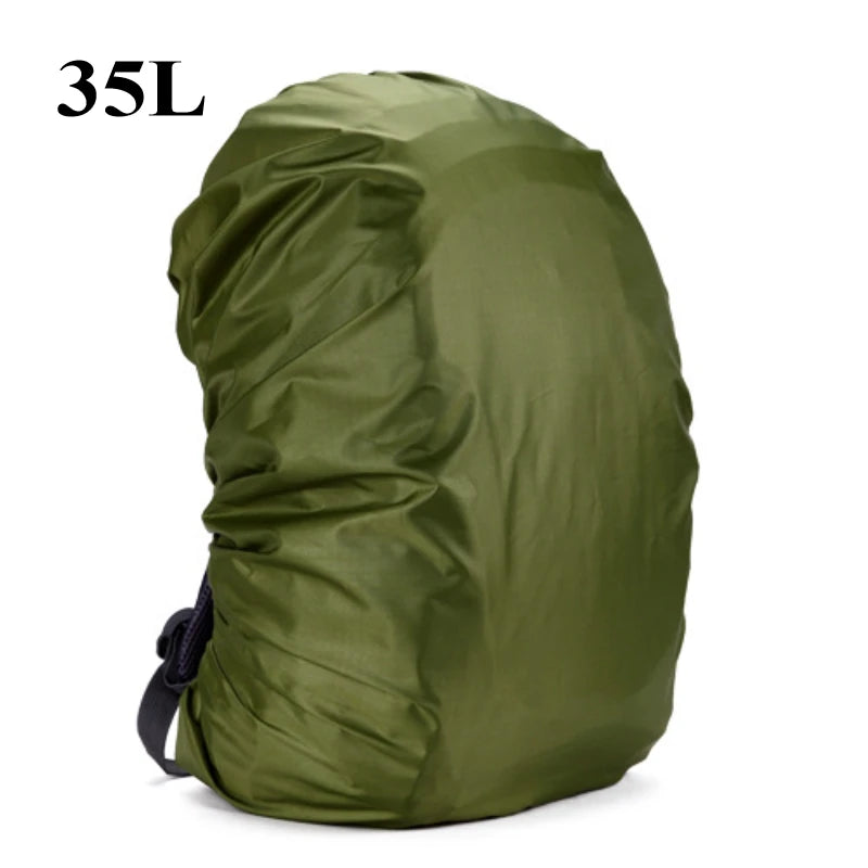 35/45L Adjustable Waterproof Dustproof Backpack Sport Bag Rain Cover Portable Ultralight Shoulder Protect Outdoor Tools Hiking
