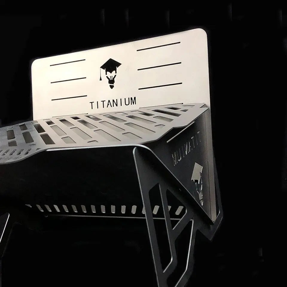 Smilodon- Titanium BBQ Grill Camping Charcoal Barbecue Grills Outdoor Picnic Portable Folding Stove Stand