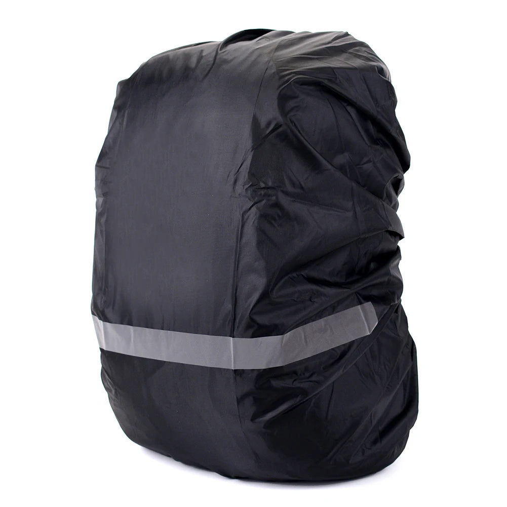 10-70L Backpack Rain Cover Outdoor Travel Hiking Climbing Bag Cover Foldable Waterproof With Safety Reflective Strip Raincover