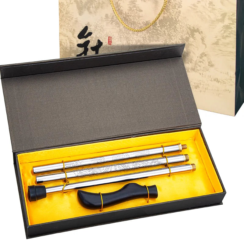 TiTo Titanium Alloy Telescopic Walking Stick For The Elderly Mothers Fathers  Ultralight Trekking Poles Camping Hiking Stick