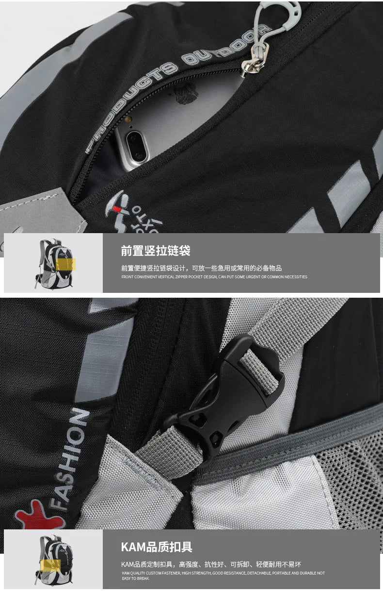 Rainproof Backpack,Outdoor Hiking And Mountain Climbing, Large Capacity, 25l, B228