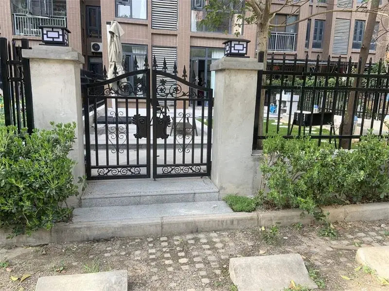 Timed LED Solar Outdoor Light Pillar Solar Lights Waterproof Thick Garden Pathway Parking Yard Outdoor Decor Lamp RC Solar Light