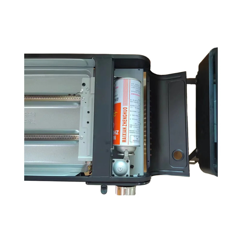 Outdoor Gas Cylinder Smokeless Barbecue Oven, Portable Canned Gas Bbq Grill, Turkish Meat Roasting Roaster Machine