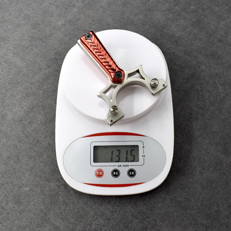 Professional Hunting Slingshot Outdoor Metal High Precision Shooting Catapult with Flat Rubber Band Sports Equipment Accessories