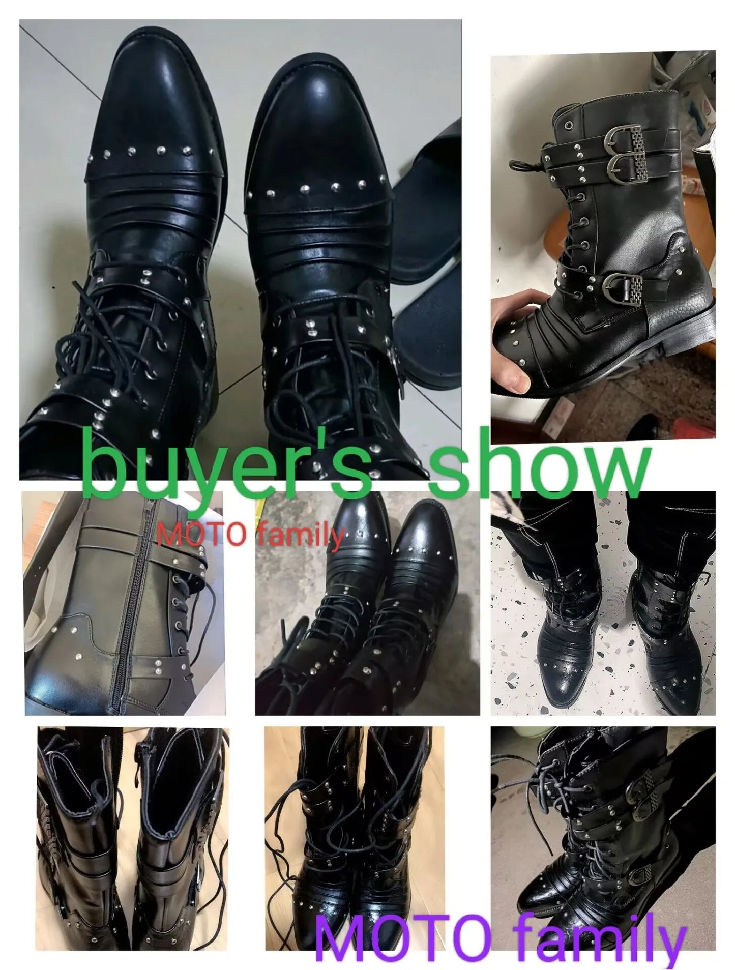 2024 New Mid Barrel  Boots Honorary Boots Motorcycle Men's Performance Boots motorcycle shoes botas moto 37-45size moto shoes