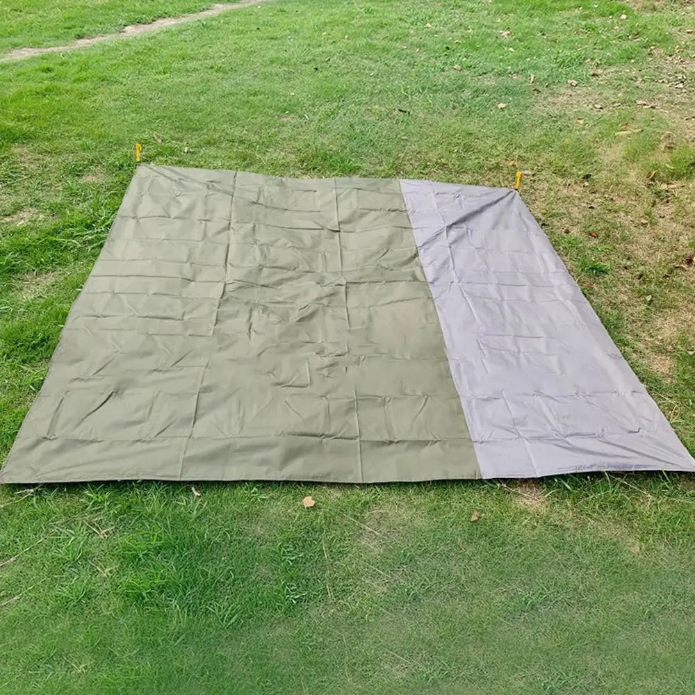 200*210cm Waterproof Tent Floor Tarp Picnic Mat Ultralight Pocket Tent Footprint Beach Tarp with Sack Camping Hiking Accessories