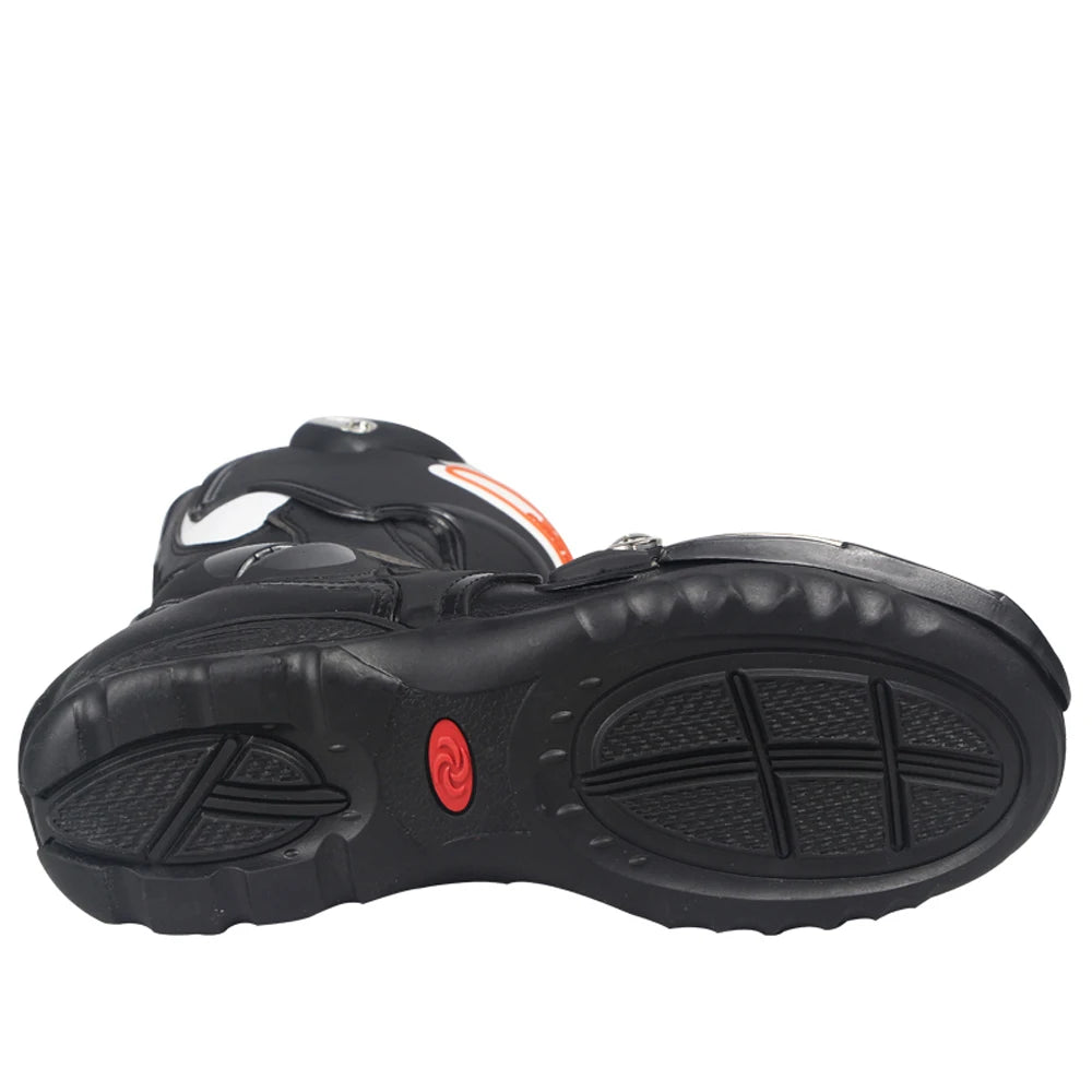 Motorcycle Boots Men Motorcycle Shoes Botas Moto Motocross Boots Motorbike Biker off-Road Racing Riding Boots