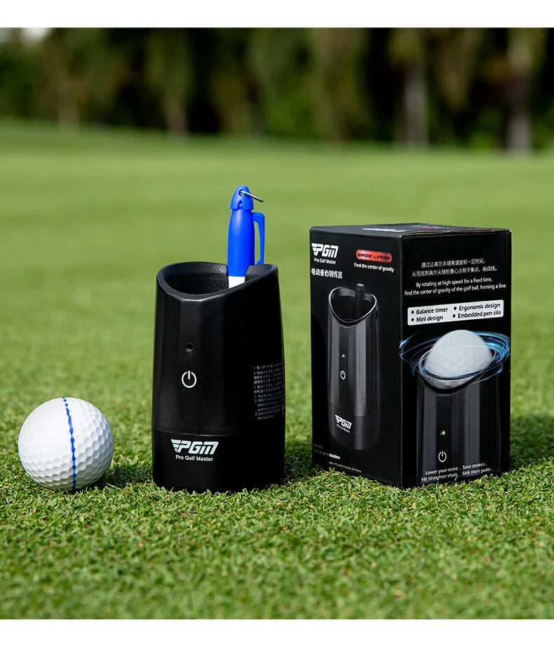 PGM Golf Electric Scriber Golf Ball Liner Alignment Tool Golf Ball Liner Ball Spot Marker Tool Line Painter Accessories