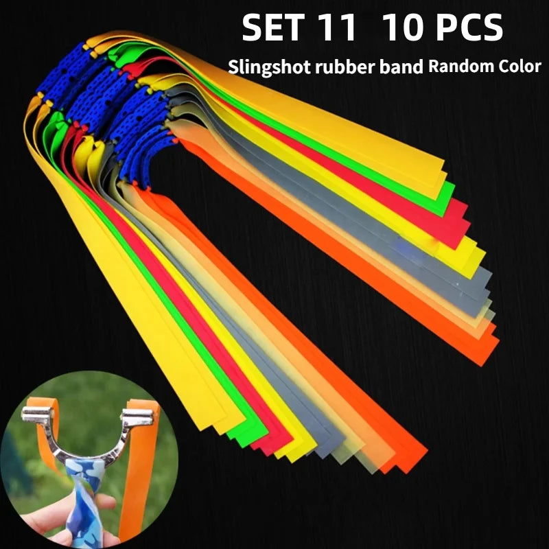 Powerful New Laser Slingshot Upgrade Outdoor Shooting Catapult Double Screw Quick Pressure Rubber Band Toy Hunting Tools Outdoor