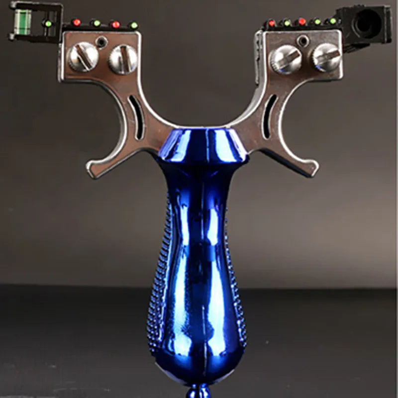 Professional Hunting Laser Slingshot High-power Outdoor Shooting Resin Catapult with Rubber Band Sports Entertainment Tools Set