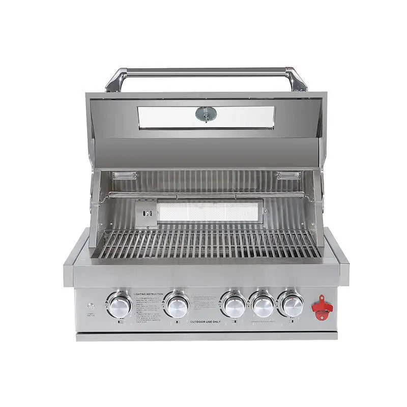 Outdoor courtyard gas grill, embedded carbon grill BBQ stainless steel grill