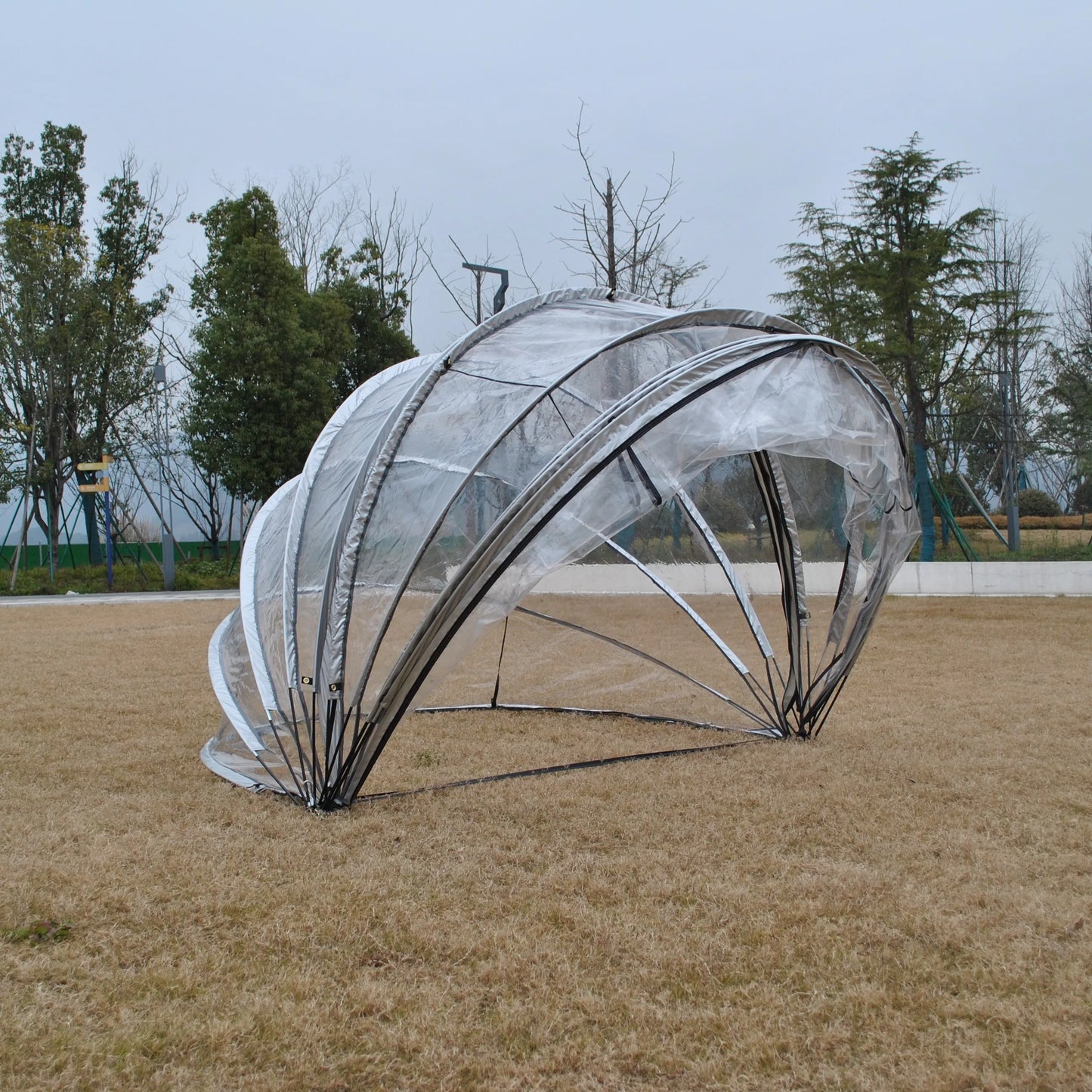 Weatherproof PVC Transparent Bubble Tent Igloo Star Winter Courtyard Swimming Pool Camping Pod Tent for Outdoor Adventure