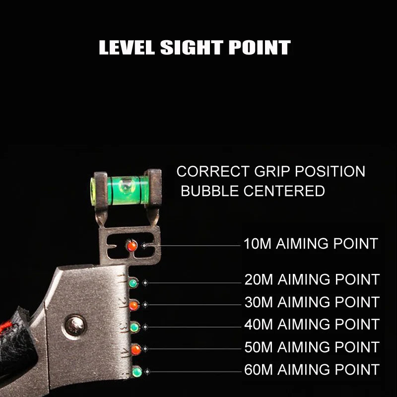 Laser Assisted Aiming rubber bands shooting catapult  slingshot Outdoor hunting sling shot Toy fast pressure shooting acessories